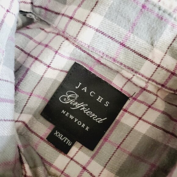 Jachs Girlfriend Fleece Plaid Flannel Oversized Cabin Outdoor Shacket XXL - Picture 3 of 6